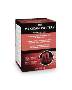 X00000300250-AMACO Mexican Pottery Self-Hardening Clay - Terra Cotta