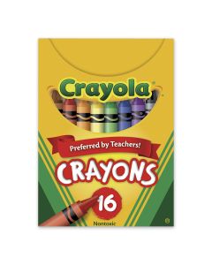 Prang Wax Crayons - Assorted - 8 / Box