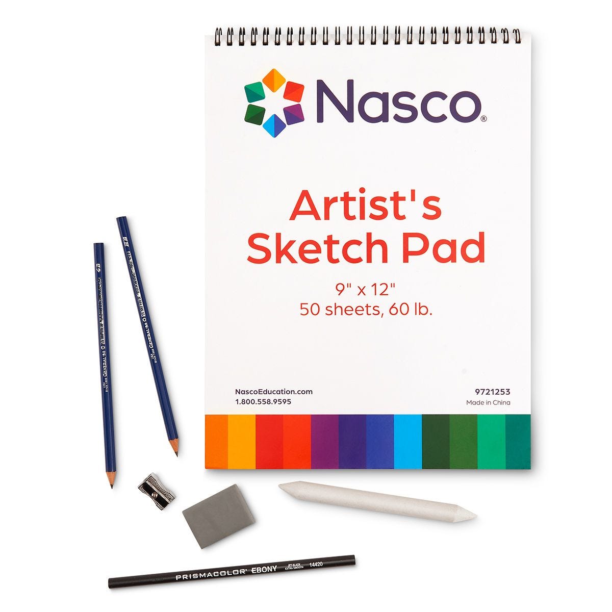 Nasco Basic Drawing Kit - with Sketchbook