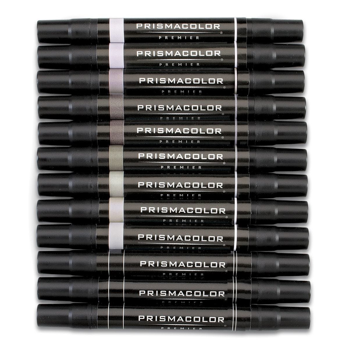 Prismacolor Premier Art Marker Set, Chisel/Fine, 12-Colors, Primary Colors  