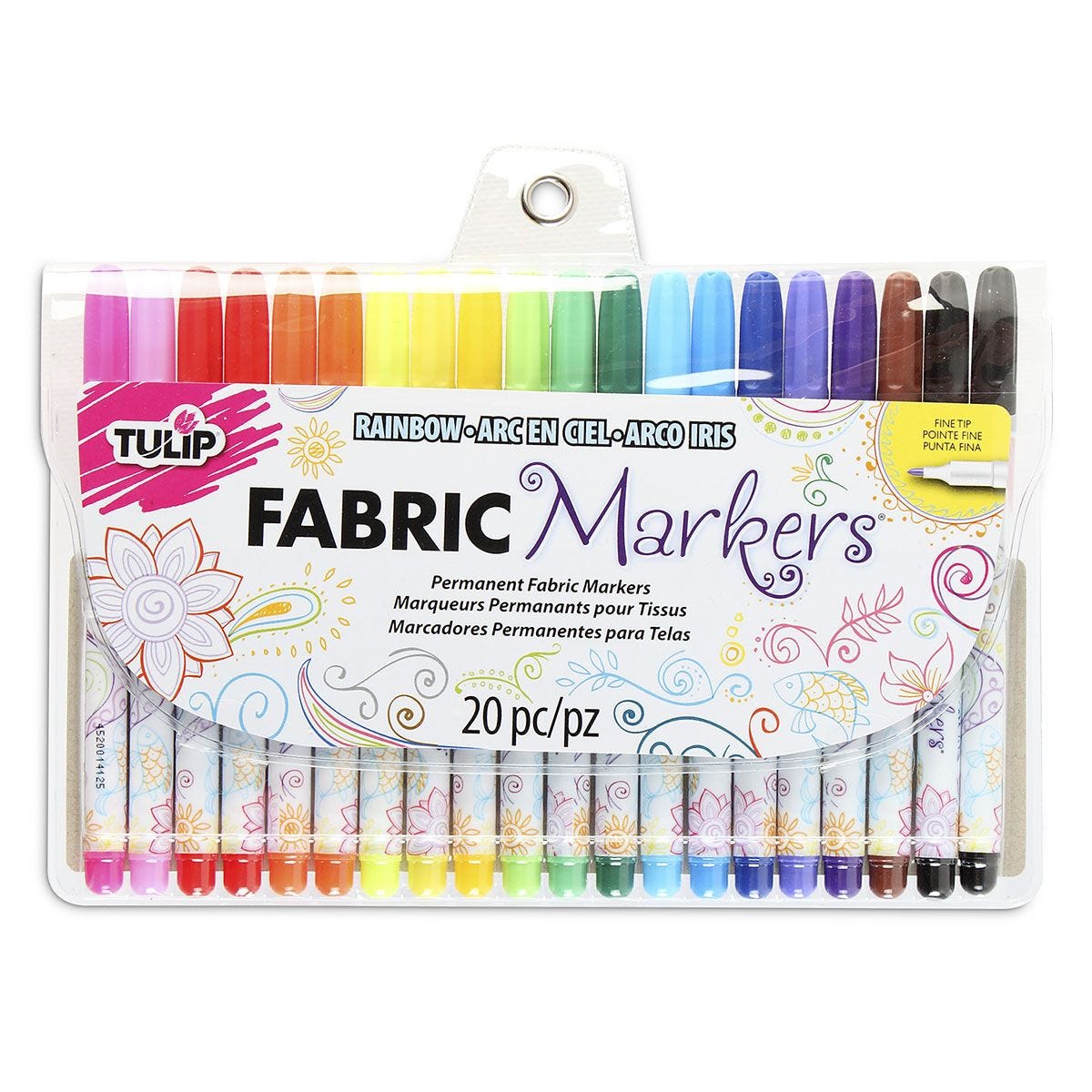 Tulip Writer Fabric Markers 6-pkg-primary