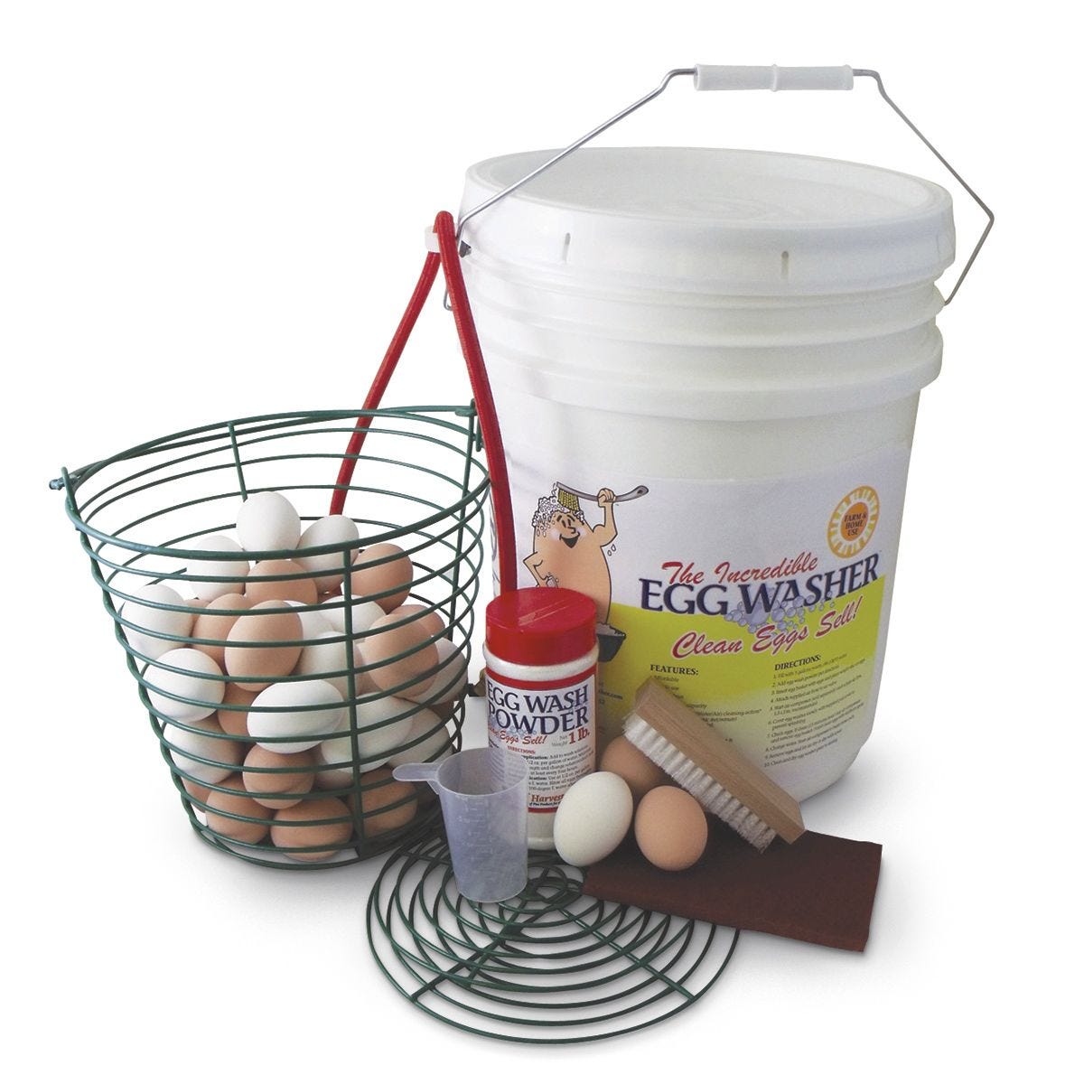 Egg Basket, Collapsible Mini Egg Storage for Fresh Eggs - Can