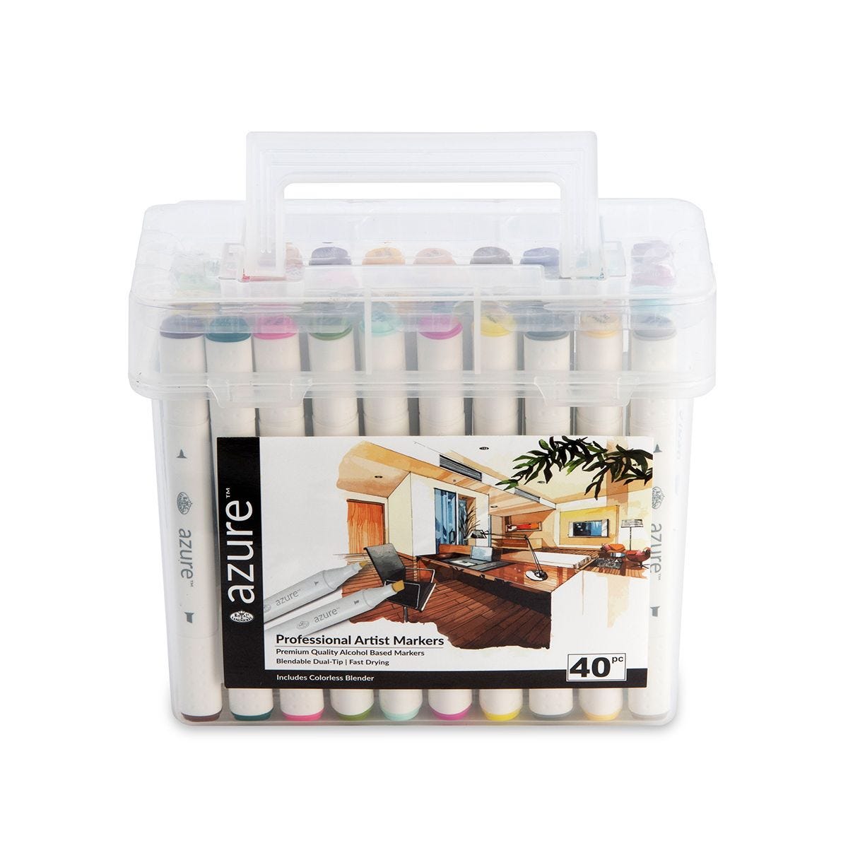 Professional Marker Pen Student Artist Alcohol Graphic Art Twin Tip Markers  Set