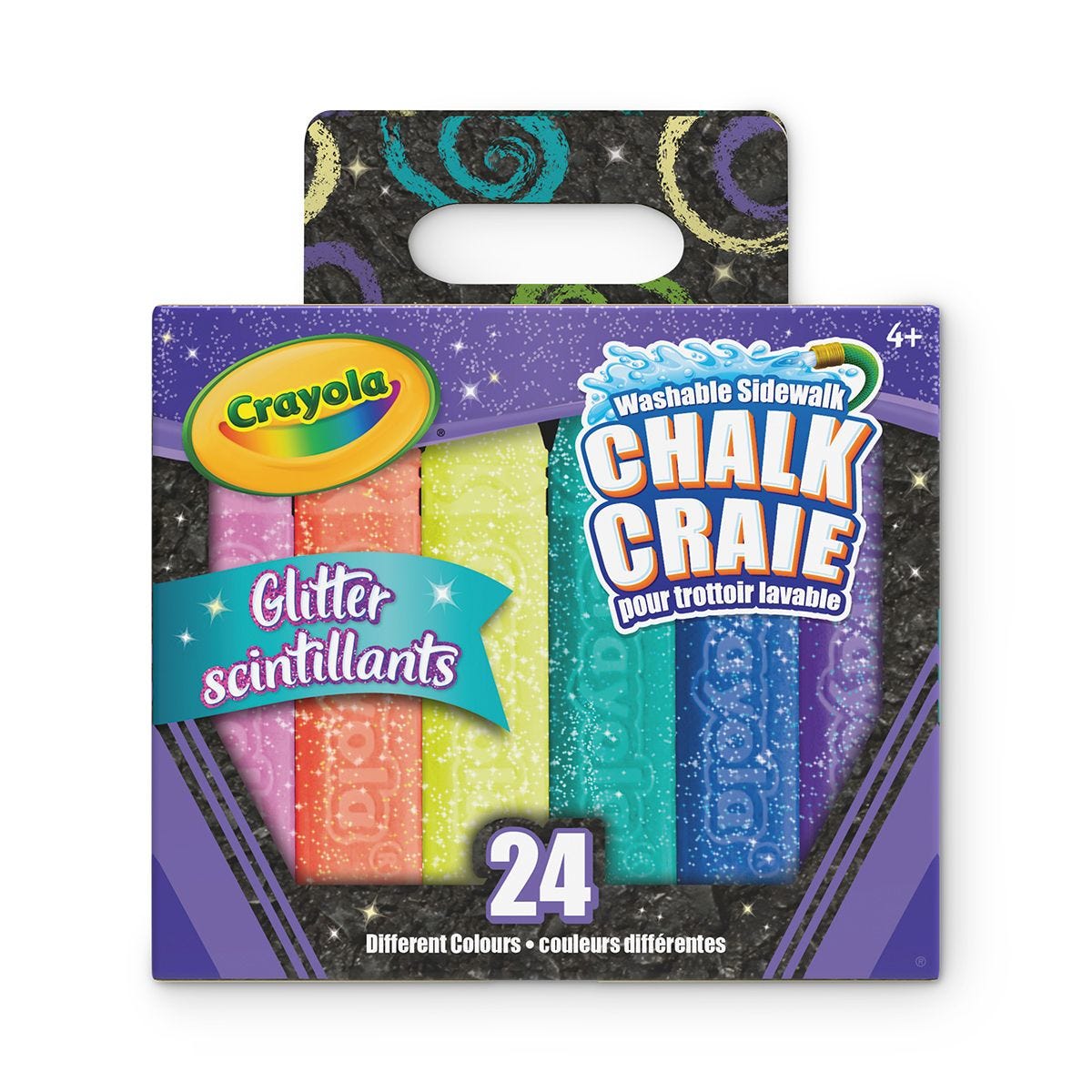 Kids Chalk Crayons with Holders - Set of 12