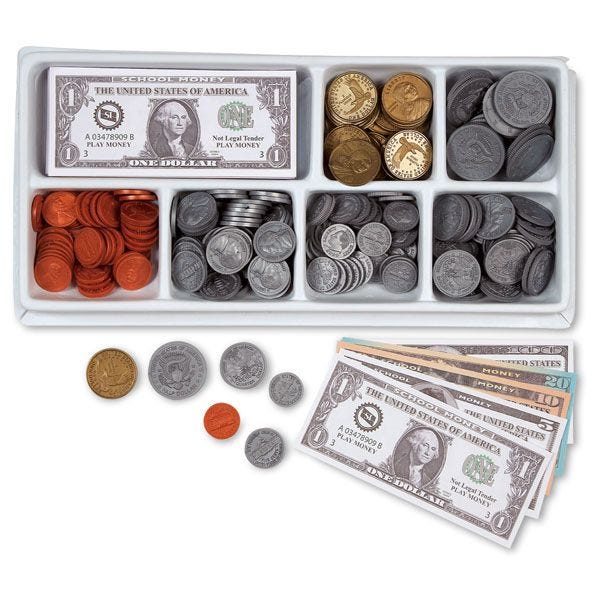 Identifying and Counting Dollar Bills Money Dice Games Special Education  Math