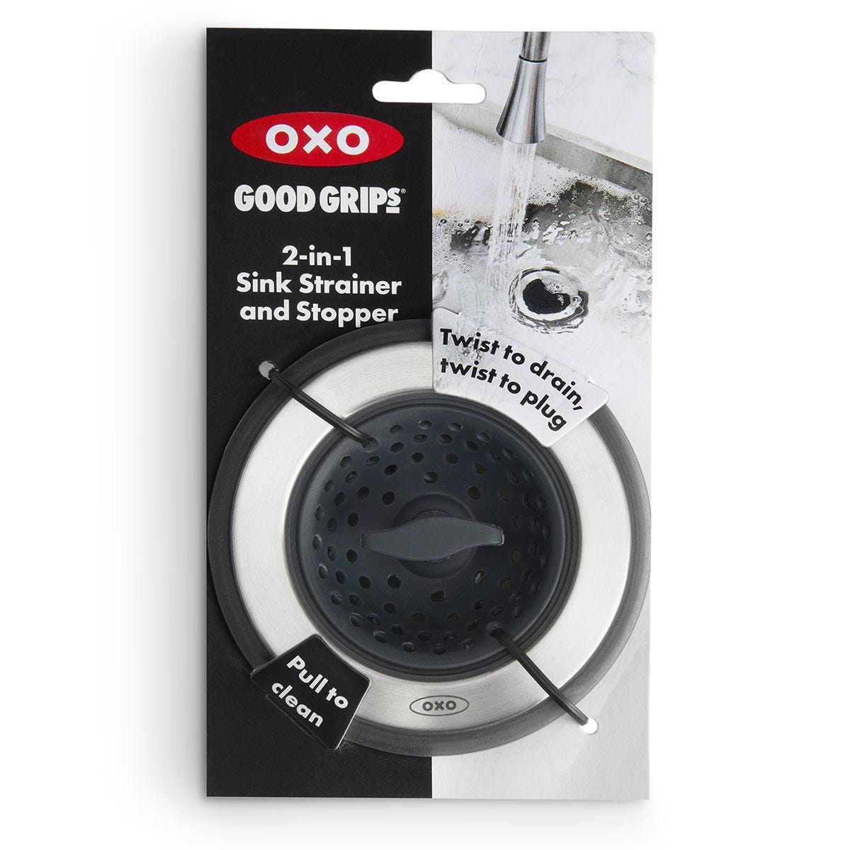 OXO Good Grips Stainless Steel Sink Strainer & Stopper