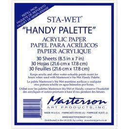 Masterson Sta-Wet Handy Palette - 8-1/2 x 7