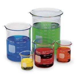 CORNING® PYREX® Set of 5 Low Form Beakers