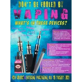 Don’t Be Fooled by Vaping Poster