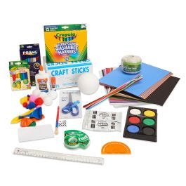 Nasco Unplugged STEM Challenge Student Kit with Basic Art Supplies