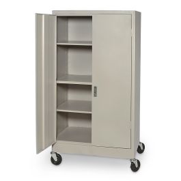 4-Shelf Mobile Storage Cabinet